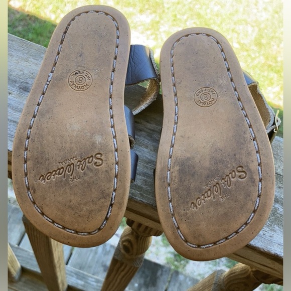 The Salt Water Sandal size 8 dark brown leather - Picture 3 of 4